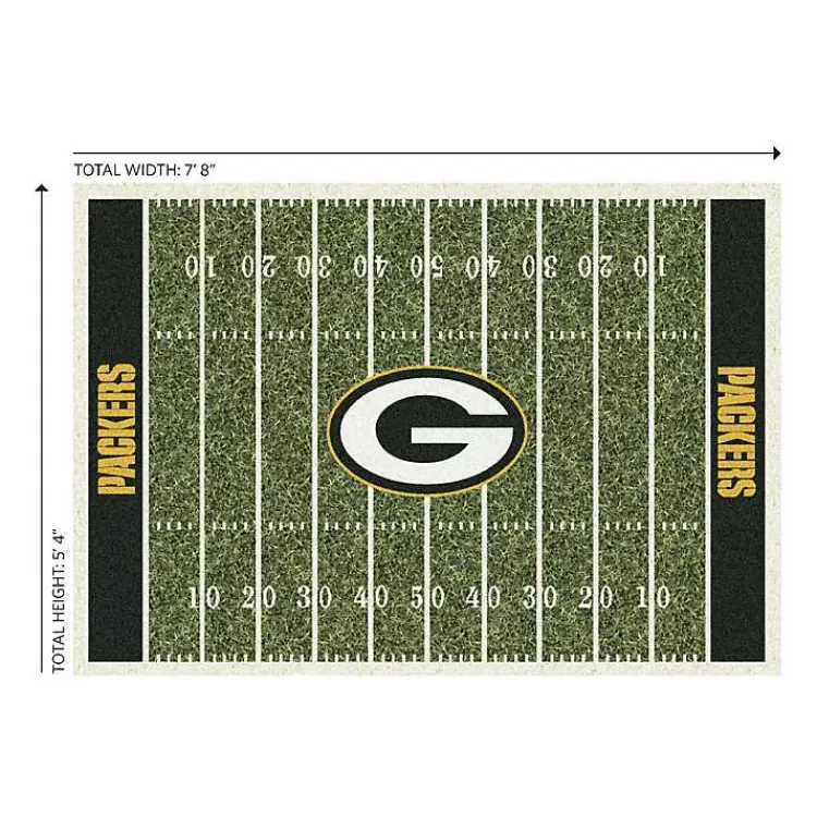 NFL Green Bay Packers Home Field Area Rug, 6x8>Kirklands Home Online