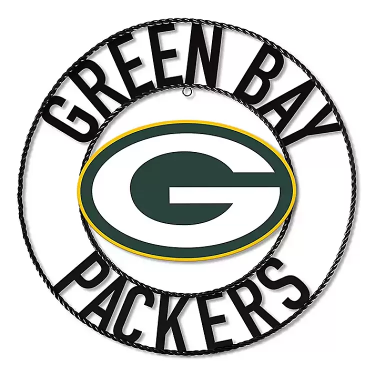 NFL Green Bay Packers Wrought Iron Wall Plaque>Kirklands Home Discount