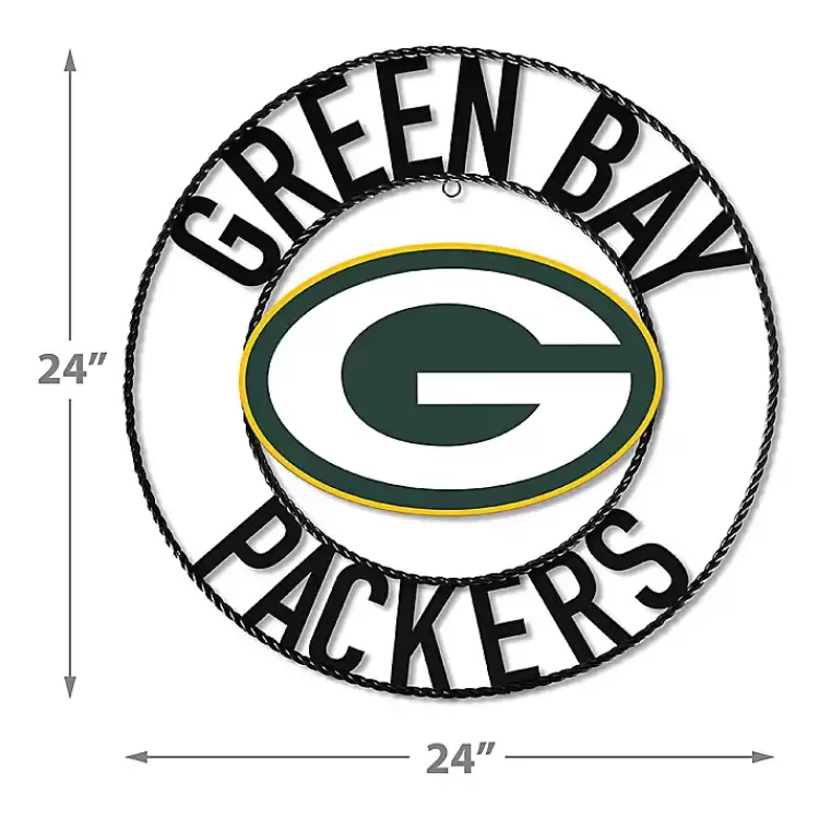 NFL Green Bay Packers Wrought Iron Wall Plaque>Kirklands Home Discount