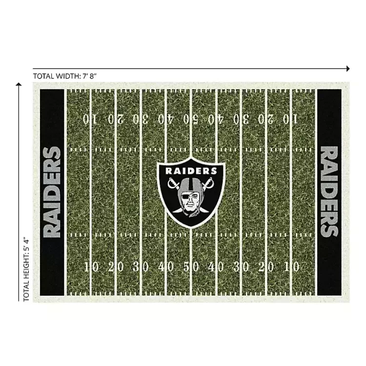 NFL Las Vegas Raiders Home Field Area Rug, 6x8>Kirklands Home Fashion