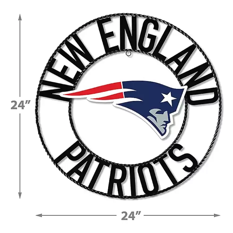 NFL New England Patriots Wrought Iron Wall Plaque>Kirklands Home Outlet