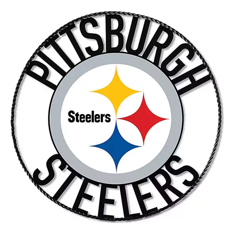 NFL Pittsburgh Steelers Wrought Iron Wall Plaque>Kirklands Home Fashion