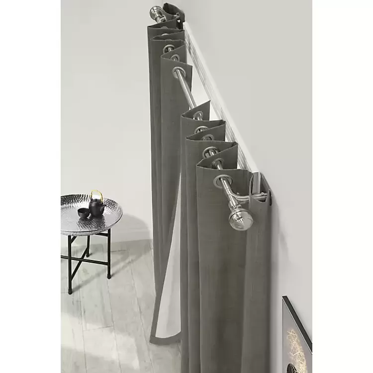 Nickel Blackout Extendable Curtain Rod, 72 in.>Kirklands Home Fashion