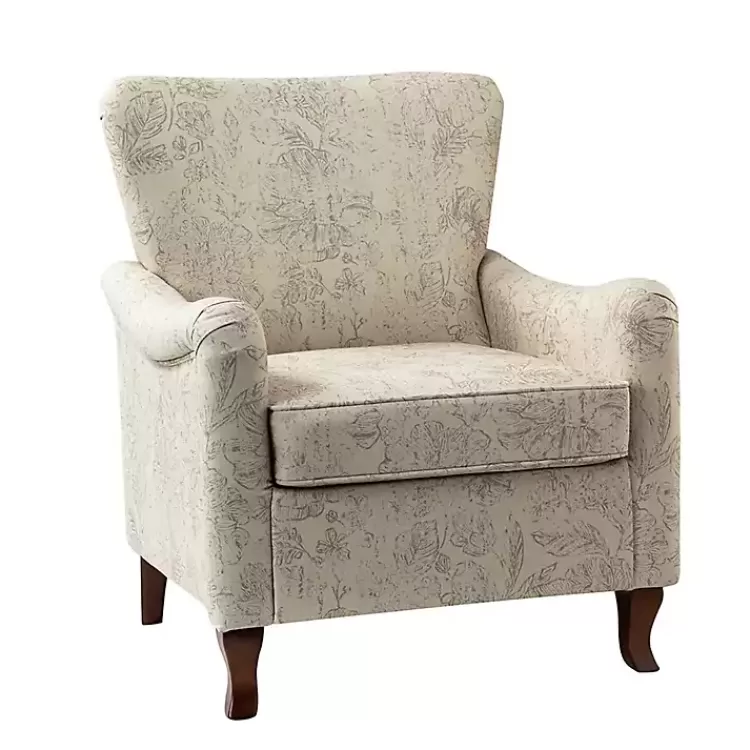 Nicola Beige Linen Upholstered Armchair>Kirklands Home Discount