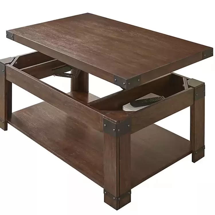 Nolan Lift Top Wood and Metal Accents Coffee Table>Kirklands Home Cheap