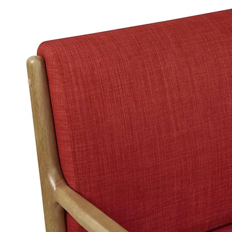 nolan_red_midcentury_modern_accent_chair_7.webp Nolan Mid-Century Modern Accent Chair>Kirklands Home Clearance