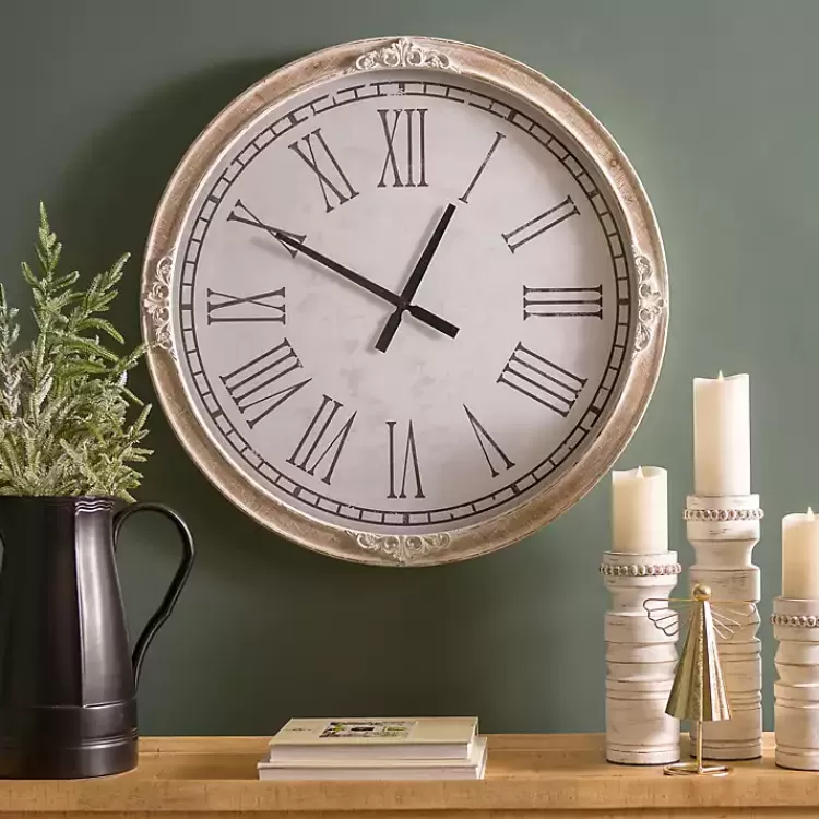 norah_distressed_wood_wall_clock_3.webp Norah Distressed Wood Wall Clock>Kirklands Home Best Sale