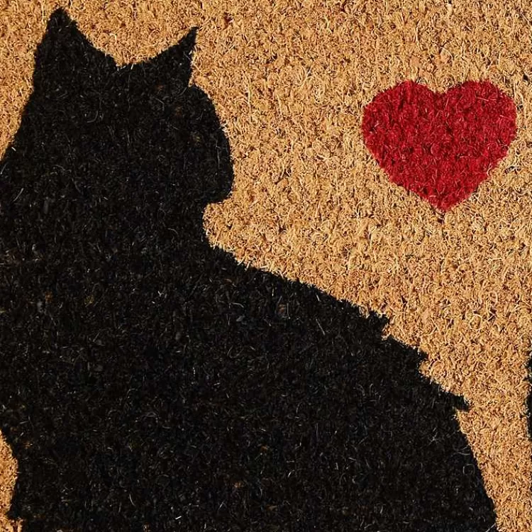 Not Home Without a Cat Coir Doormat>Kirklands Home Clearance