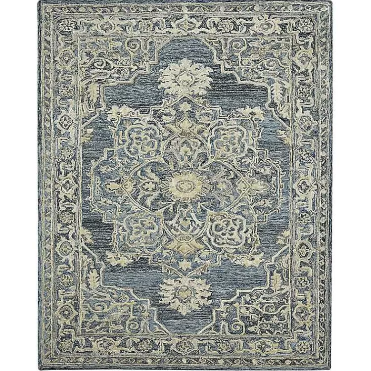 Nucia Denim Hand-Tufted Area Rug, 5x7>Kirklands Home Fashion
