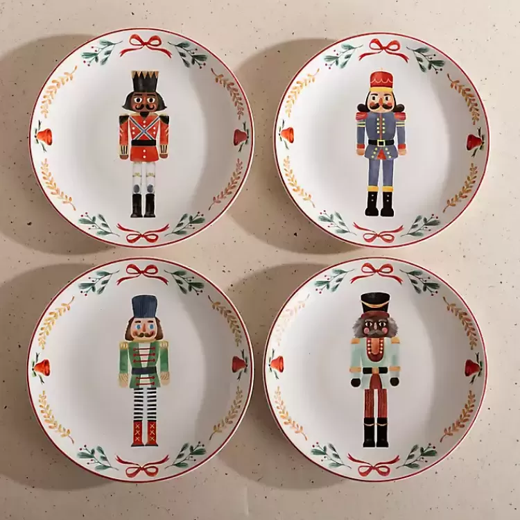 Nutcracker Salad Plates, Set of 4>Kirklands Home Cheap