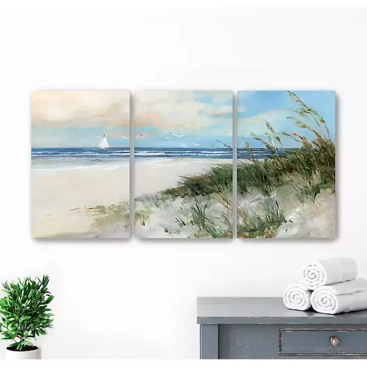Oak Island Sunrise Canvas Art Prints, 16x24>Kirklands Home Outlet