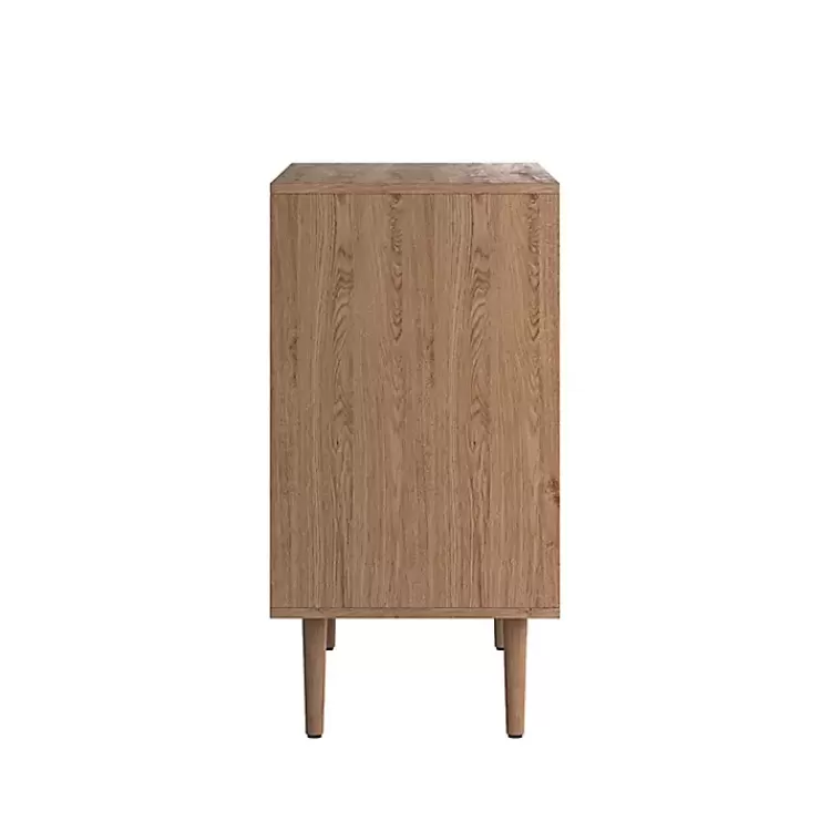 oak_wood_and_arched_rattan_door_cabinet_4.webp Oak Wood and Arched Rat 2-Door Cabinet>Kirklands Home Discount