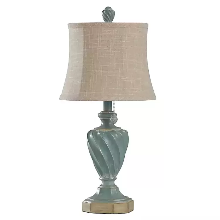 Ocean Blue and Gold Table Lamp>Kirklands Home Best Sale