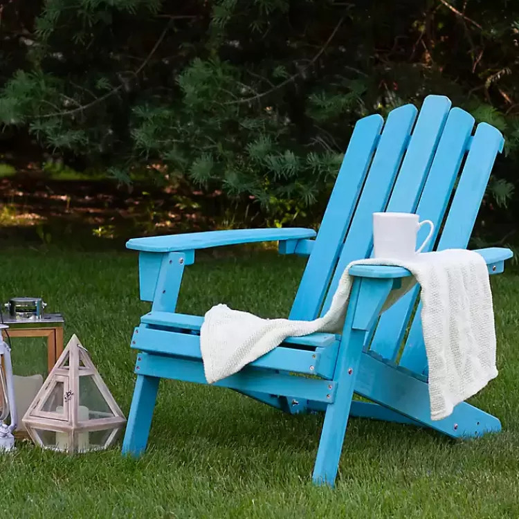 Ocean Outdoor Folding Adirondack Chair>Kirklands Home Best