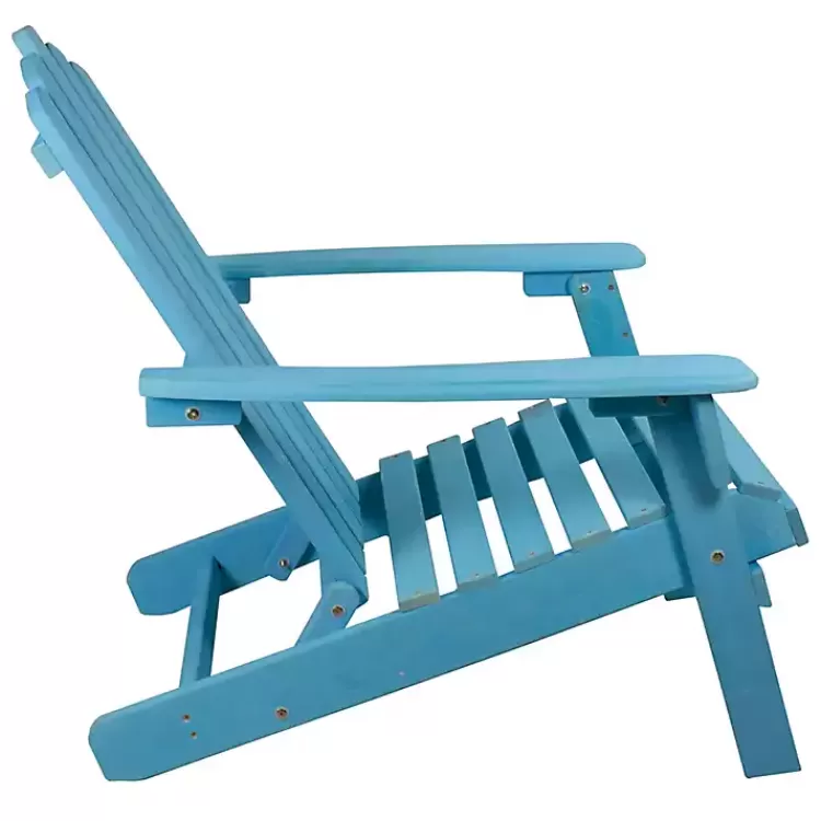 ocean_blue_outdoor_folding_adirondack_chair_3.webp Ocean Outdoor Folding Adirondack Chair>Kirklands Home Best
