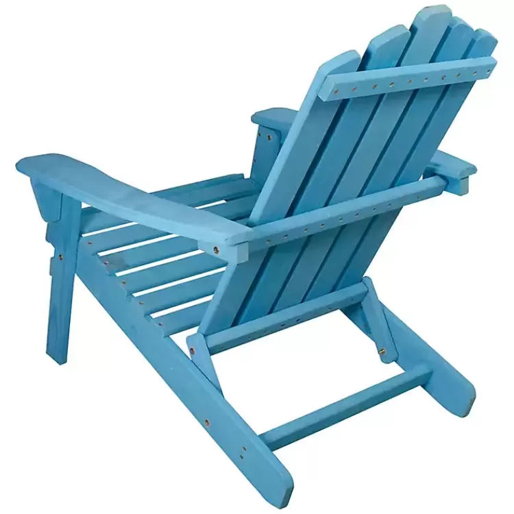 ocean_blue_outdoor_folding_adirondack_chair_4.webp Ocean Outdoor Folding Adirondack Chair>Kirklands Home Best