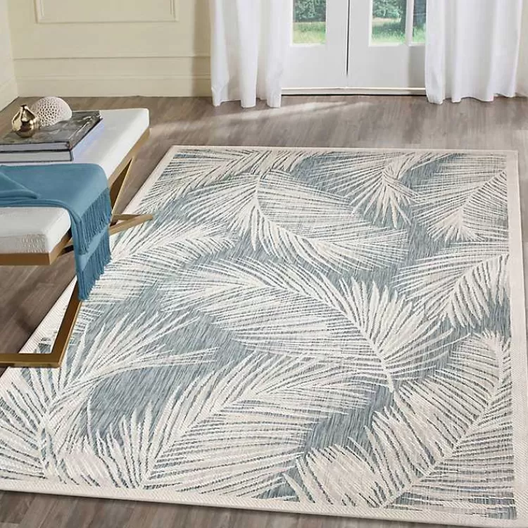 ocean_blue_palm_leaves_outdoor_area_rug_x_3-1.webp Ocean Blue Palm Leaves Outdoor Area Rug, 6x9>Kirklands Home Fashion