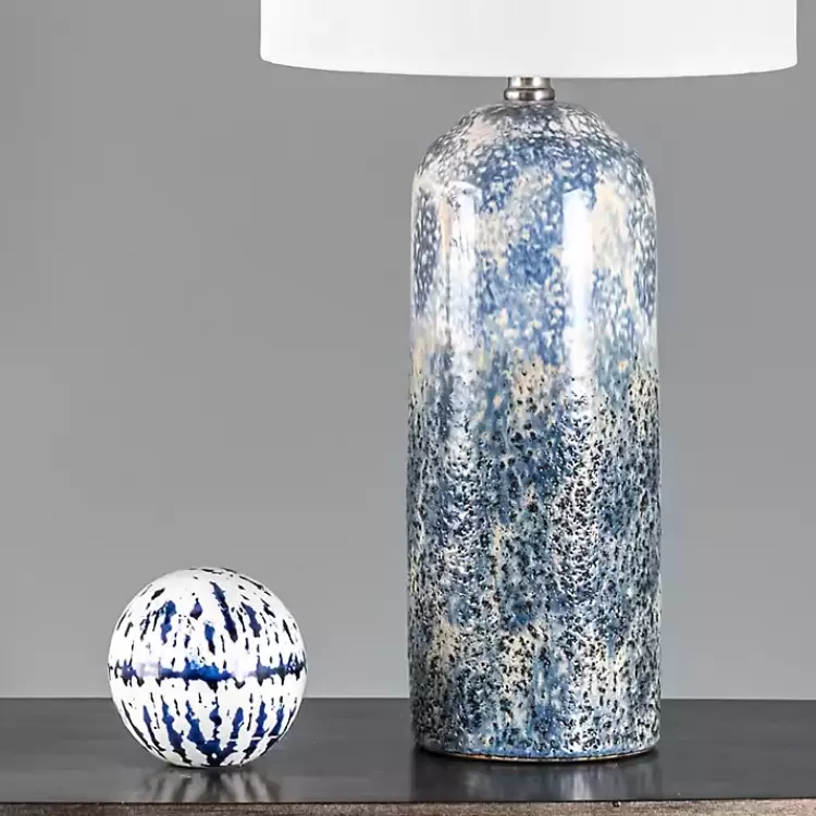 ocean_blues_mottled_pillar_table_lamp_2.webp Ocean Blues Mottled Pillar Table Lamp>Kirklands Home Fashion