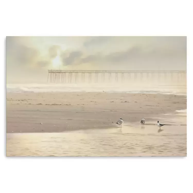 Ocean City Pier Canvas Art Print>Kirklands Home Fashion
