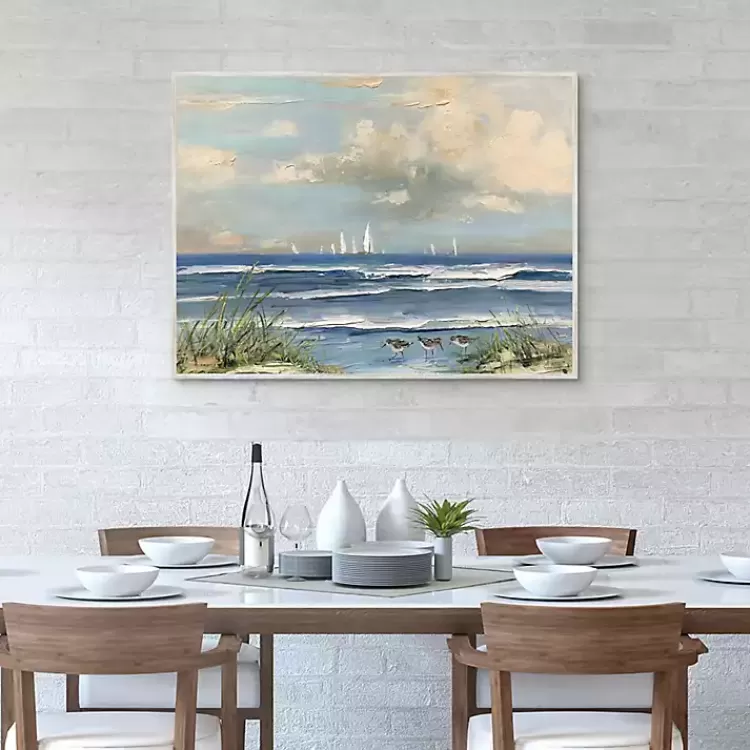 Ocean Regatta Framed Canvas Art Print>Kirklands Home Clearance