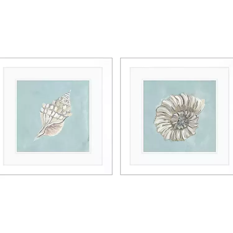 Ocean Seashells I Framed Art Prints, Set of 2>Kirklands Home Outlet
