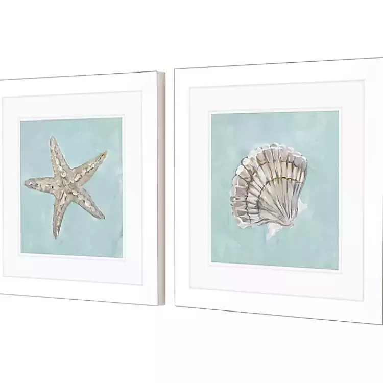 ocean_seashells_ii_framed_art_prints_set_of__2.webp Ocean Seashells II Framed Art Prints, Set of 2>Kirklands Home Fashion