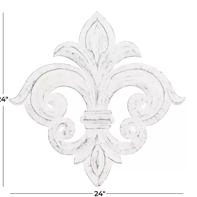 offwhite_distressed_fleur_de_lis_wall_decoration_6.webp Off-White Distressed Fleur De Lis Wall Decoration>Kirklands Home Best Sale