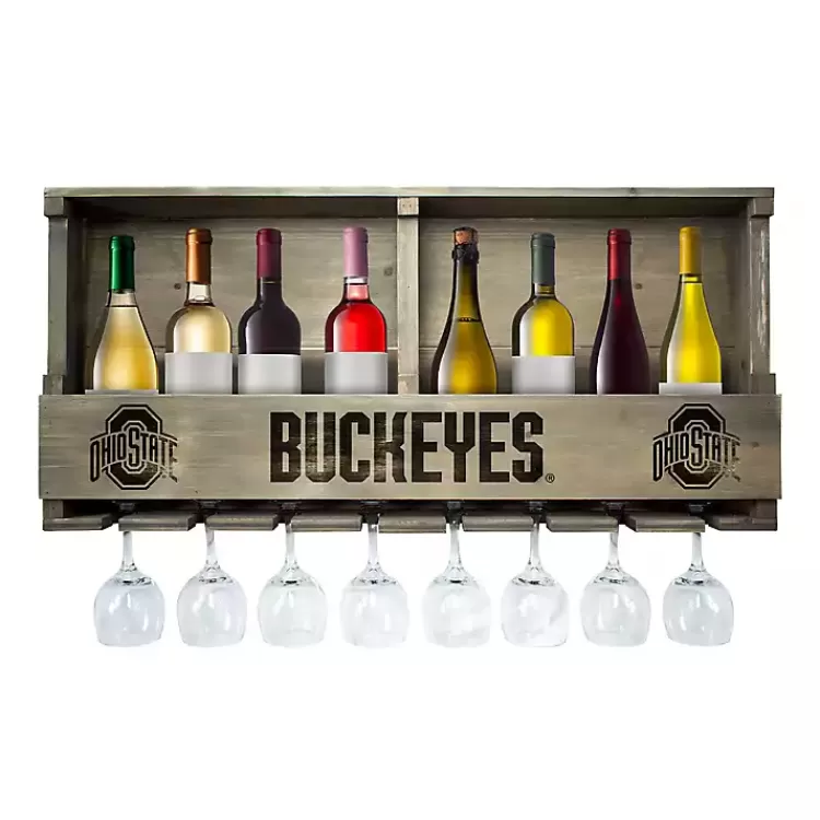 Ohio State Reclaimed Wood Bar Shelf>Kirklands Home Best