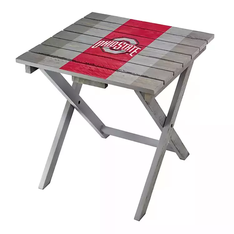 Ohio State University Folding Outdoor Table>Kirklands Home Shop