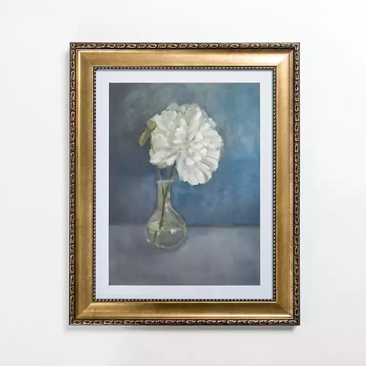 Oil Painted Peony Framed Art Print>Kirklands Home Clearance
