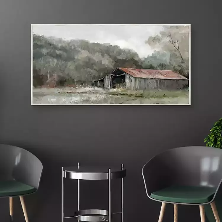 Old Gray Barn Framed Canvas Art Print>Kirklands Home Store