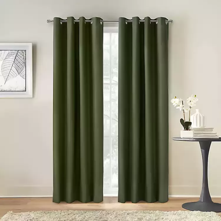 Olive Alpine Blackout Curtain Panel, 84 in.>Kirklands Home Discount