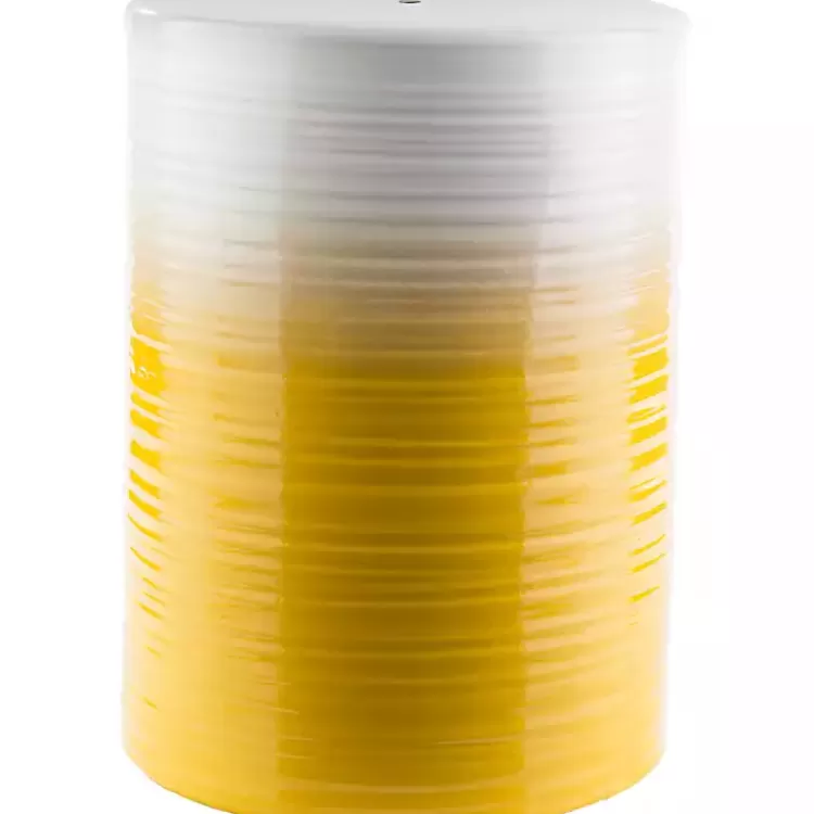 Ombre Yellow Ripple Accent Table>Kirklands Home Shop