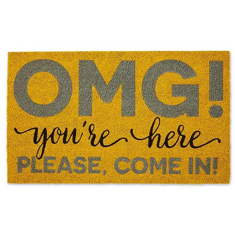 OMG You're Here Doormat>Kirklands Home Best Sale