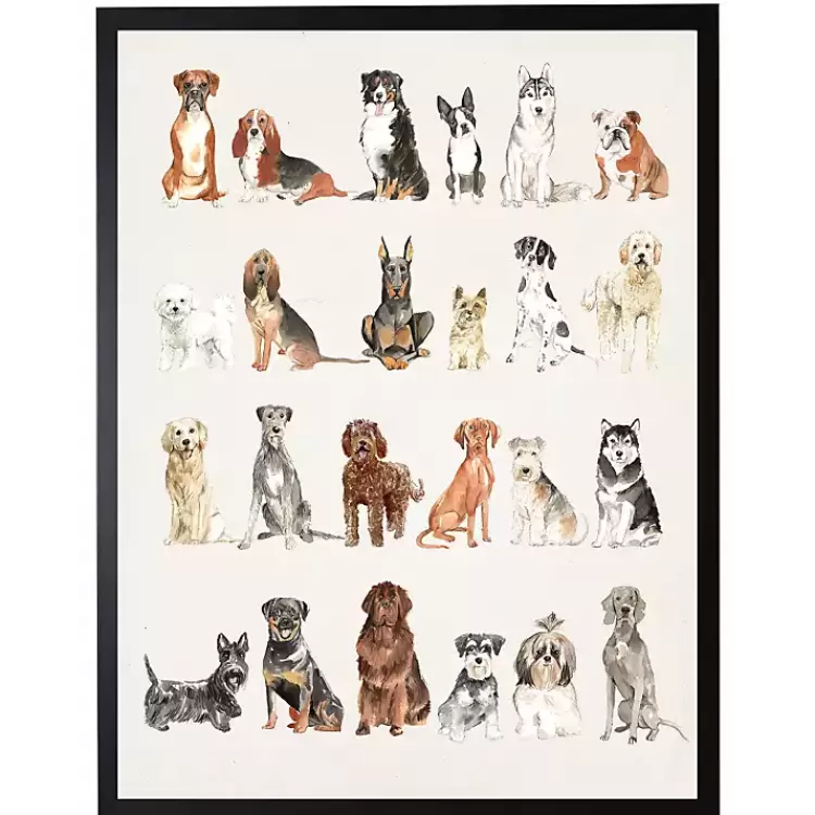 One Big Happy Dog Family Framed Wall Plaque>Kirklands Home Cheap