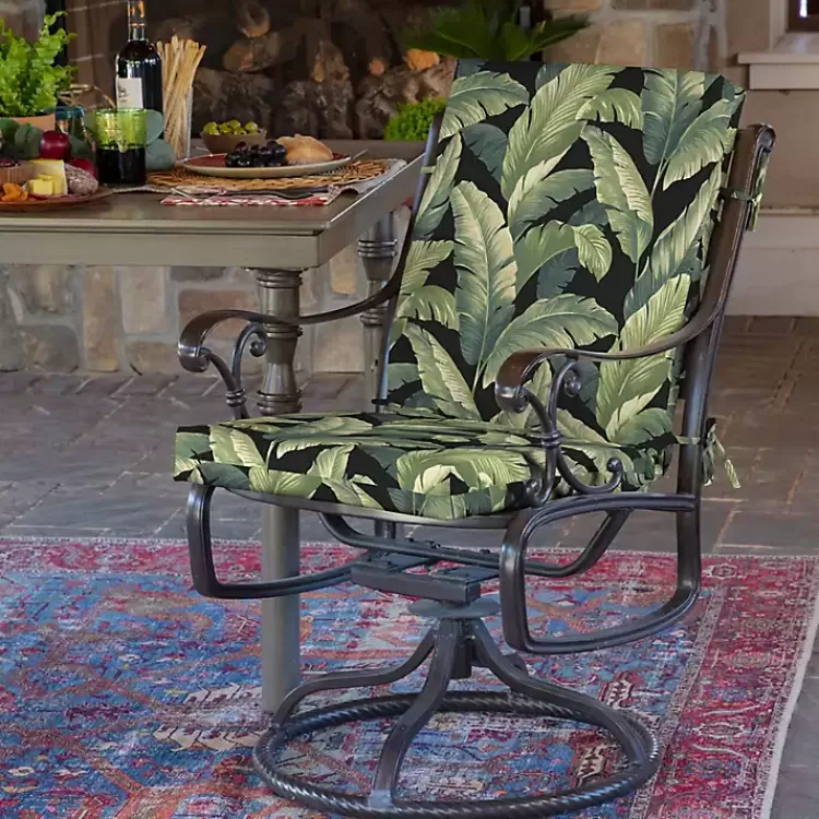 Onyx Cebu Luxe Outdoor Dining Chair Cushion>Kirklands Home Shop
