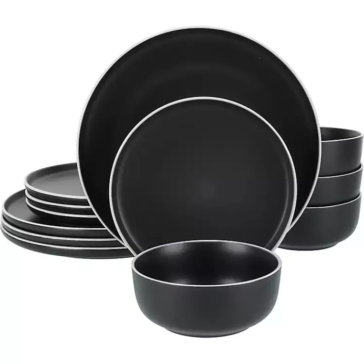 Onyx Eliza 12-pc. Dinnerware Set>Kirklands Home Clearance