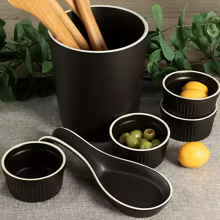 onyx_katy_pc_kitchen_accessories_set_3.webp Onyx Katy 6-pc. Kitchen Accessories Set>Kirklands Home Flash Sale