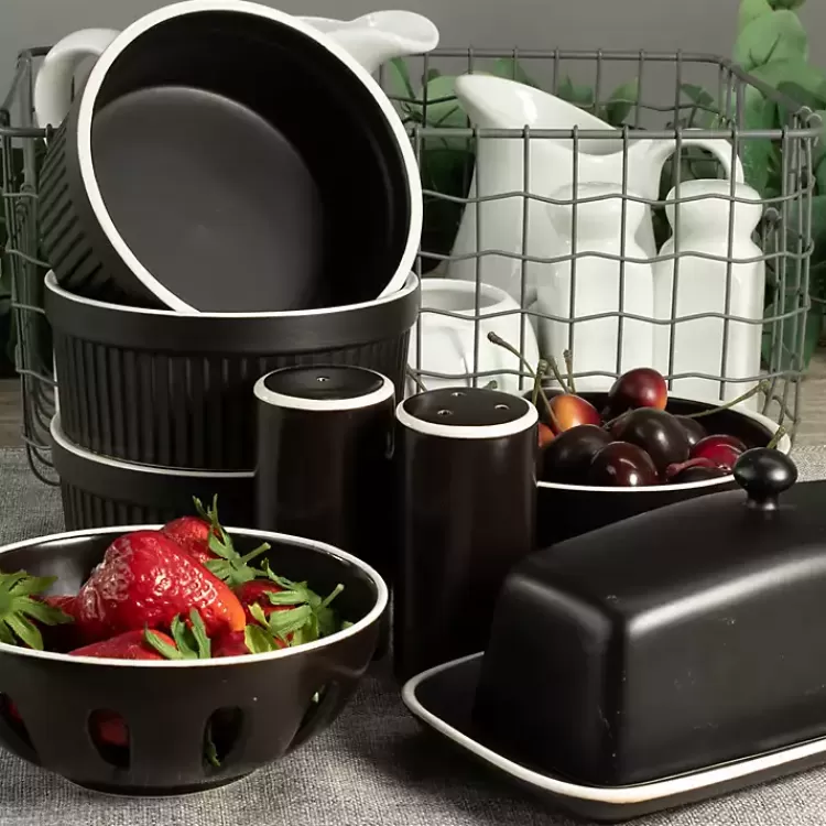 onyx_stoneware_pc_kitchen_accessories_set_7.webp Onyx Stoneware 7-pc. Kitchen Accessories Set>Kirklands Home Discount