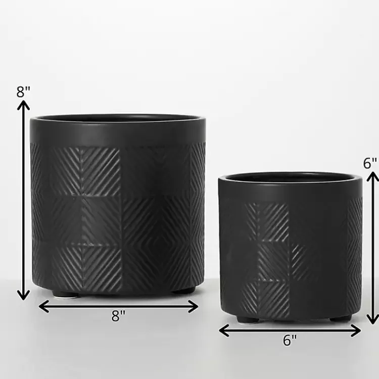 onyx_textured_ceramic_footed_planters_set_of__3.webp Onyx Textured Ceramic Footed Planters, Set of 2>Kirklands Home Online
