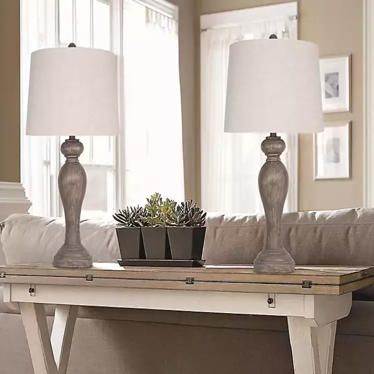 opal_gray_rustic_wood_table_lamps_set_of__3.webp Opal Rustic Wood Table Lamps, Set of 2>Kirklands Home Shop