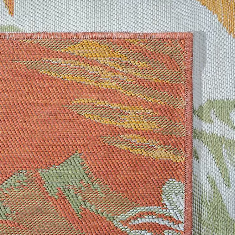 orange__green_palms_reversible_outdoor_rug_x_8.webp Orange & Green Palms Reversible Outdoor Rug, 5x7>Kirklands Home Discount