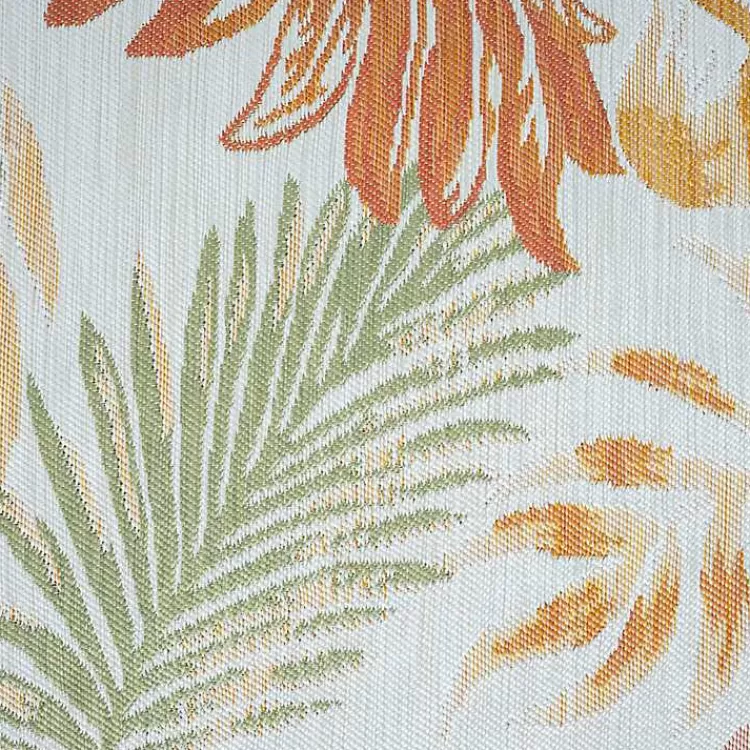 orange__green_palms_reversible_outdoor_rug_x_9.webp Orange & Green Palms Reversible Outdoor Rug, 5x7>Kirklands Home Discount