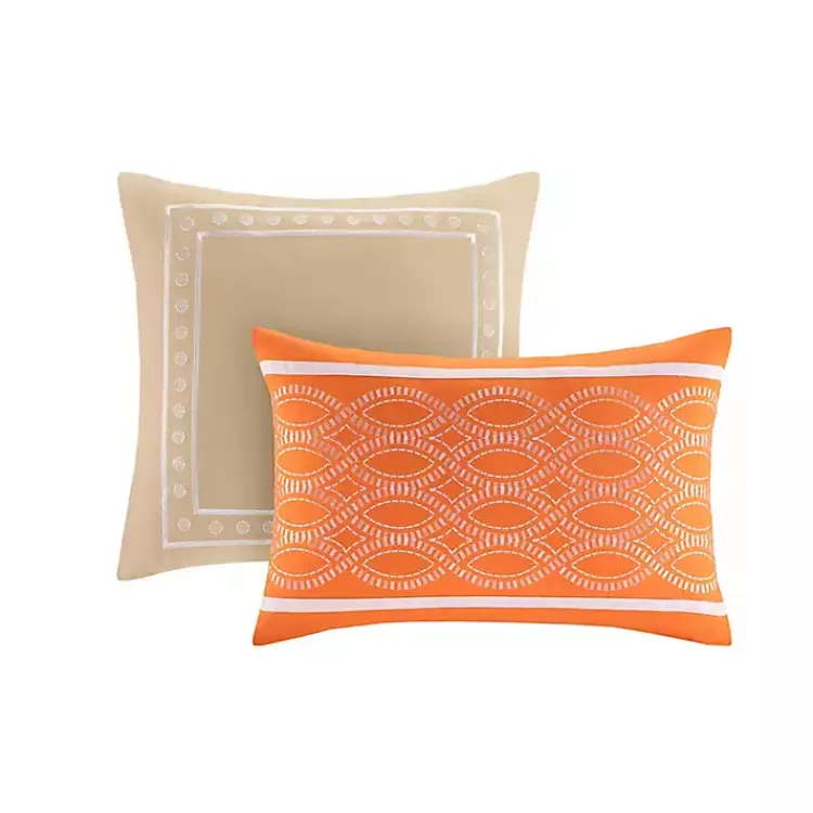 orange_damask_pc_twintwin_xl_comforter_set_6.webp Orange Damask 4-pc. Twin/Twin XL Comforter Set>Kirklands Home Best