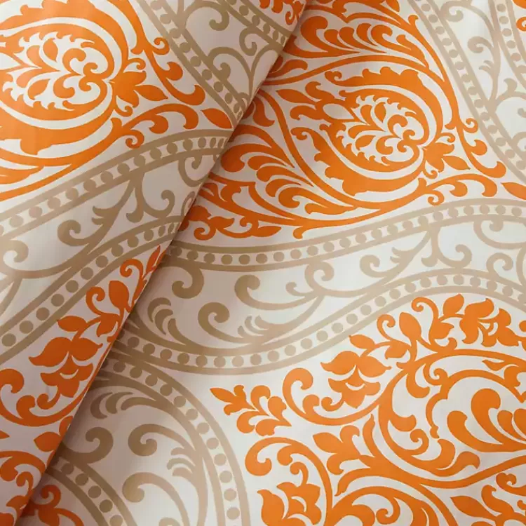 orange_damask_pc_twintwin_xl_comforter_set_7.webp Orange Damask 4-pc. Twin/Twin XL Comforter Set>Kirklands Home Best