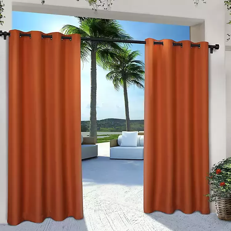 Eliza Outdoor Curtain Panel Set, 96 in.>Kirklands Home Best