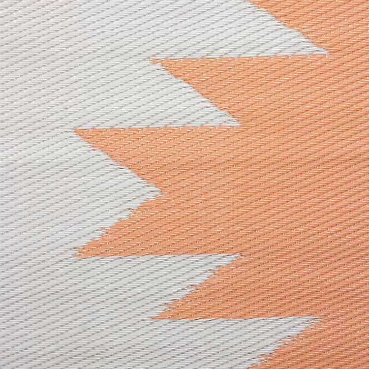 orange_geometric_outdoor_area_rug_x_3.webp Orange Geometric Outdoor Area Rug, 4x6>Kirklands Home Online