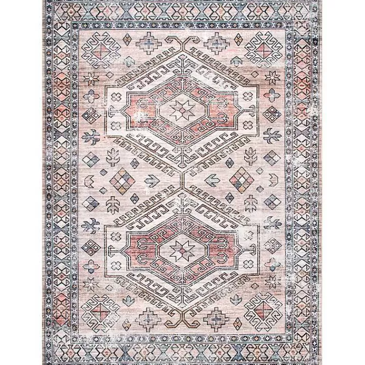 Orange Global Motif Washable Runner>Kirklands Home Hot