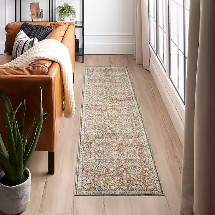 orange_granary_floral_runner_x_5.webp Granary Floral Runner, 2x8>Kirklands Home Best Sale
