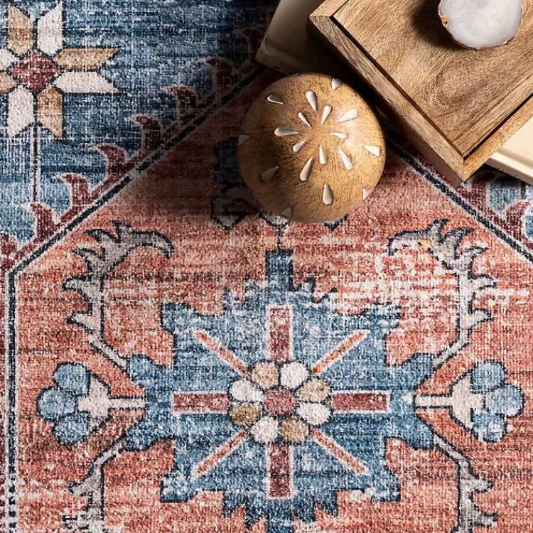 orange_medallion_washable_area_rug_x_3.webp Orange Medallion Washable Area Rug, 4x6>Kirklands Home New